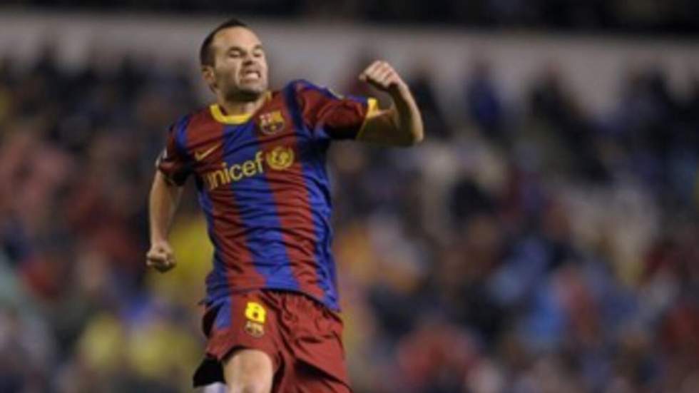 Andres Iniesta élu Ballon d'Or 2010 par les internautes de France 24