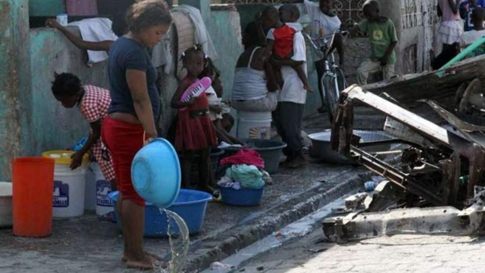 À Cité Soleil, la lutte contre le choléra est un combat sans fin