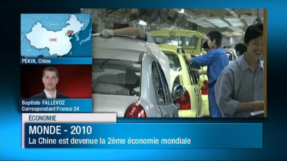 La Chine ravit au Japon la place de deuxième économie mondiale