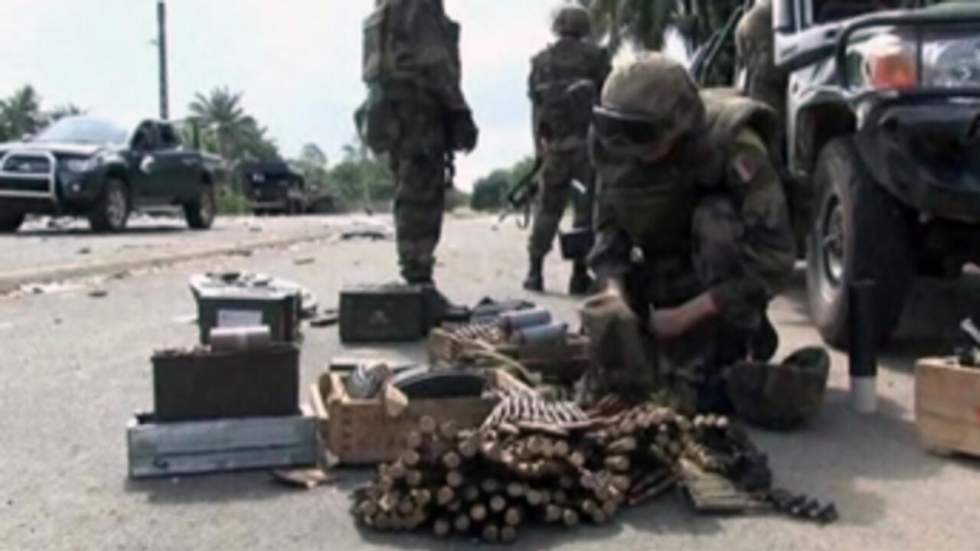 La force française découvre une cache d'armes à Abidjan