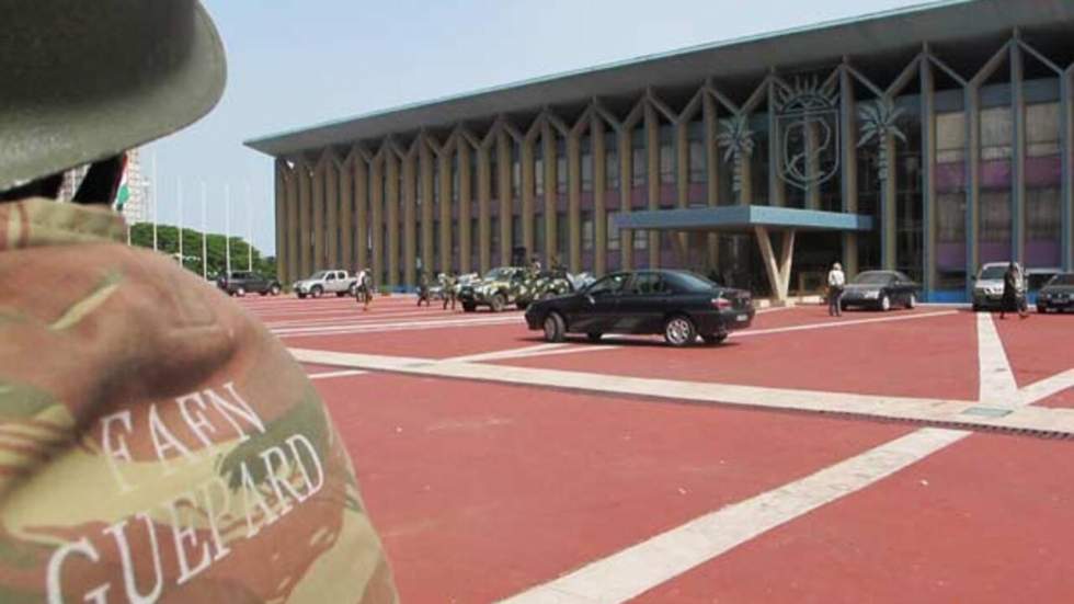 Le palais présidentiel d'Abidjan après les combats