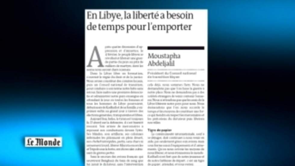 Des armes ! L'appel à l'aide du Conseil national libyen