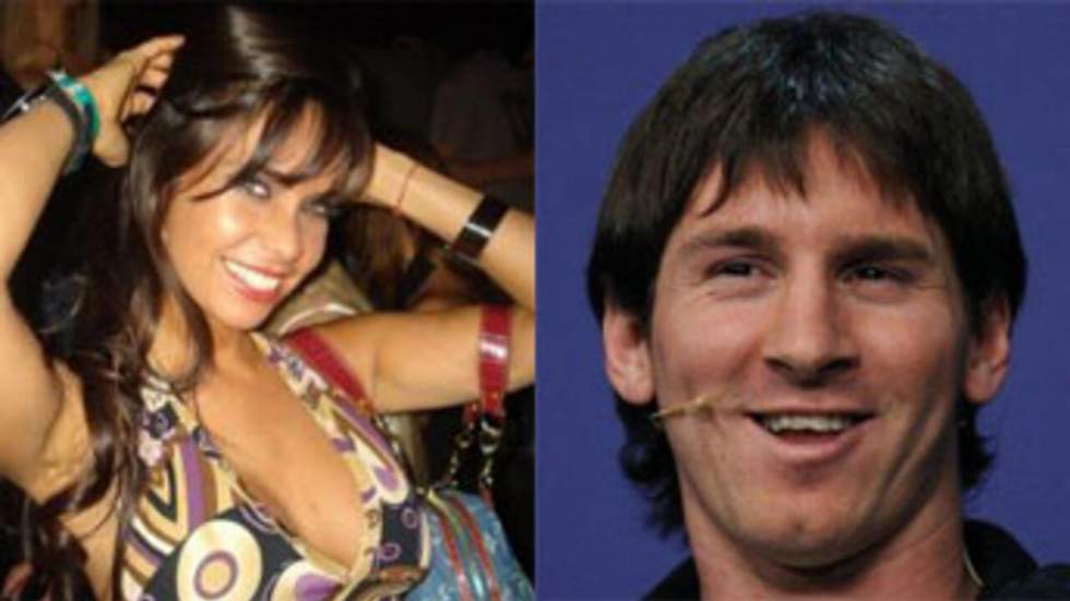 Messi pris dans les filets d'une pin up argentine