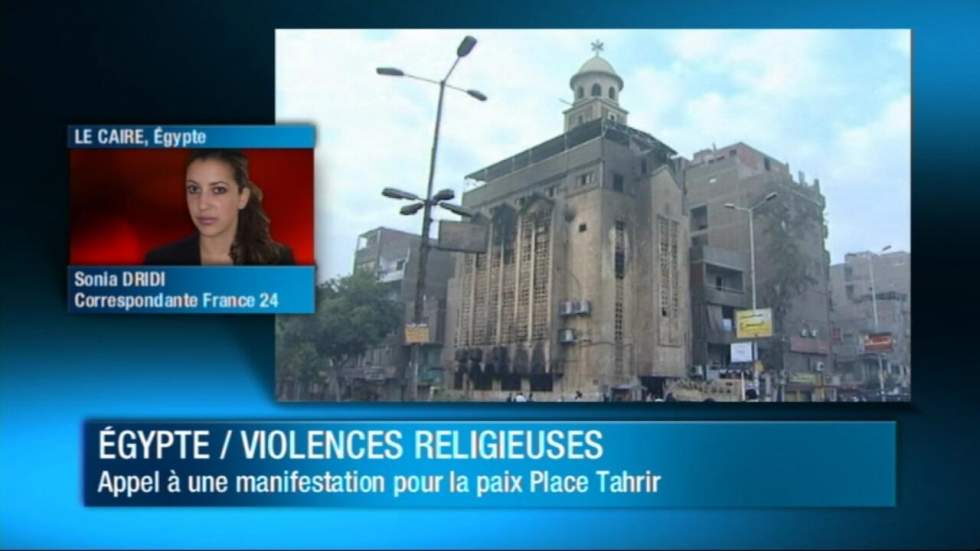 Des milliers de personnes ont manifesté au Caire contre les violences religieuses