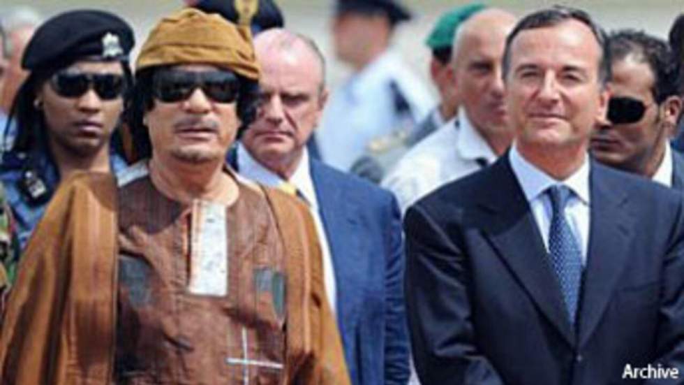 Kadhafi aurait quitté Tripoli, selon le chef de la diplomatie italienne