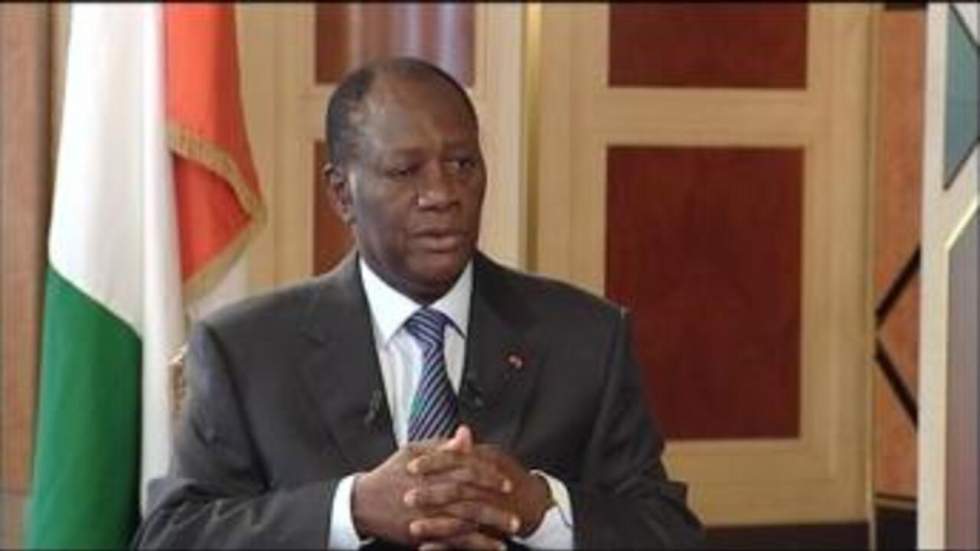 Alassane Ouattara, président de la République de Côte d'Ivoire