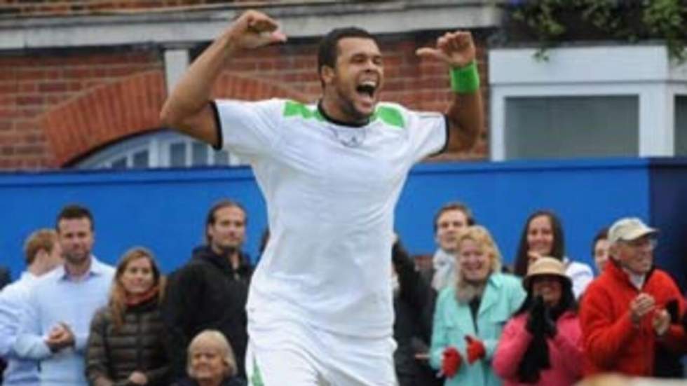 Jo-Wilfried Tsonga crée la sensation à Londres en sortant Rafael Nadal Jo-Wilfried Tsonga crée la sensation à Londres en sortant Rafael Nadal