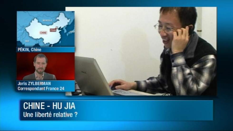Hu Jia et son épouse, un influent couple de militants chinois Hu Jia et son épouse, un influent couple de militants chinois
