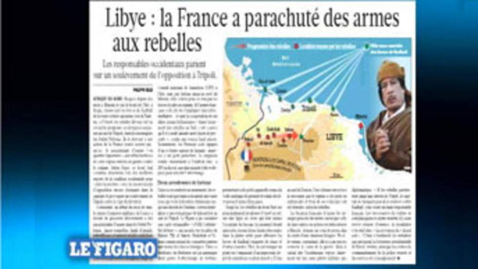 La France a parachuté des armes aux insurgés