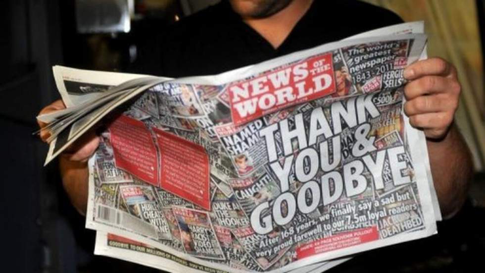 Le tabloïd News of the World fait ses adieux à ses lecteurs Le tabloïd News of the World fait ses adieux à ses lecteurs