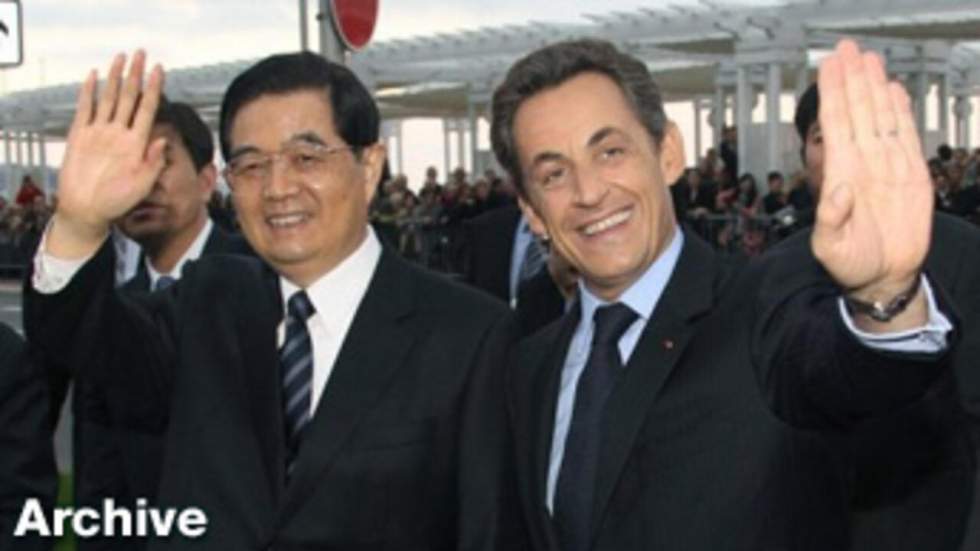 Nicolas Sarkozy doit rencontrer son homologue Hu Jintao jeudi à Pékin