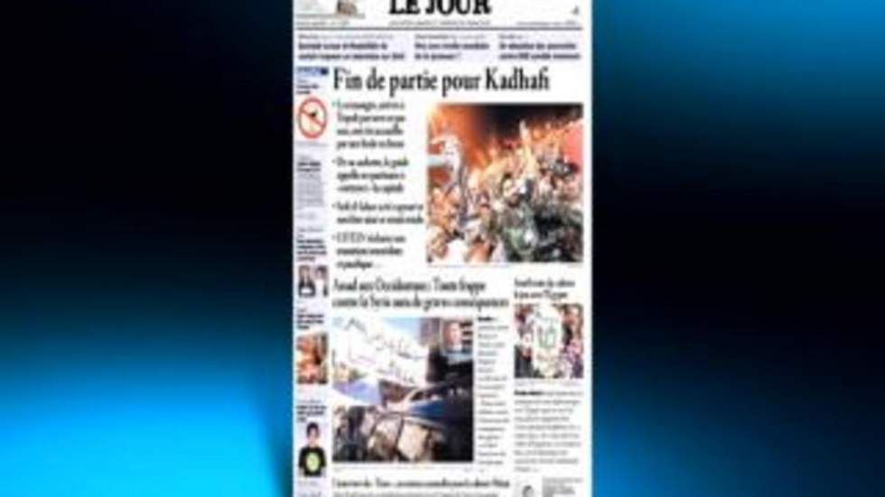 "Fin de partie pour Kadhafi" "Fin de partie pour Kadhafi"