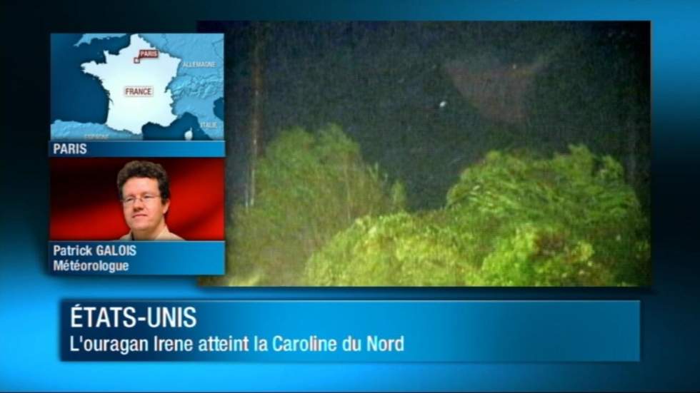 L'ouragan Irène aborde la côte Est, New York en état d'alerte