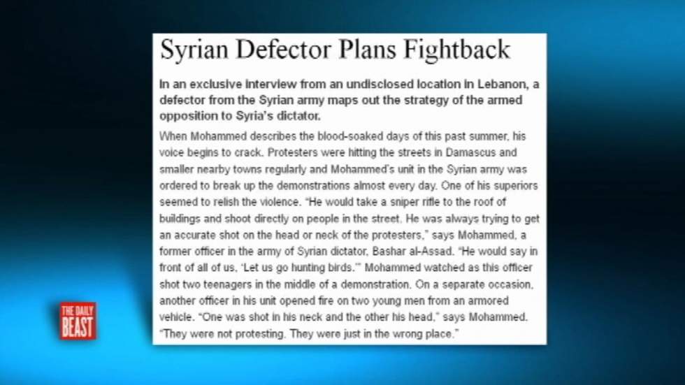"Syrie: allons chasser les oiseaux" "Syrie: allons chasser les oiseaux"