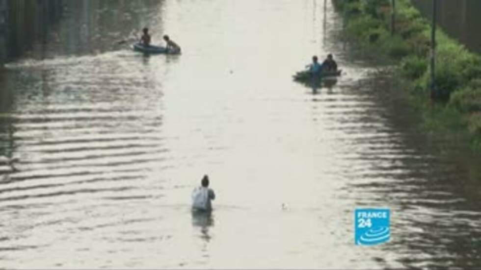 Le centre-ville de Bangkok menacé par la montée des eaux