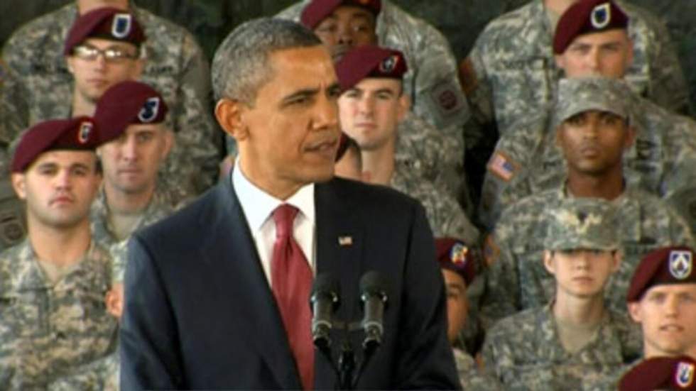 Obama rend hommage aux soldats américains ayant combattu en Irak