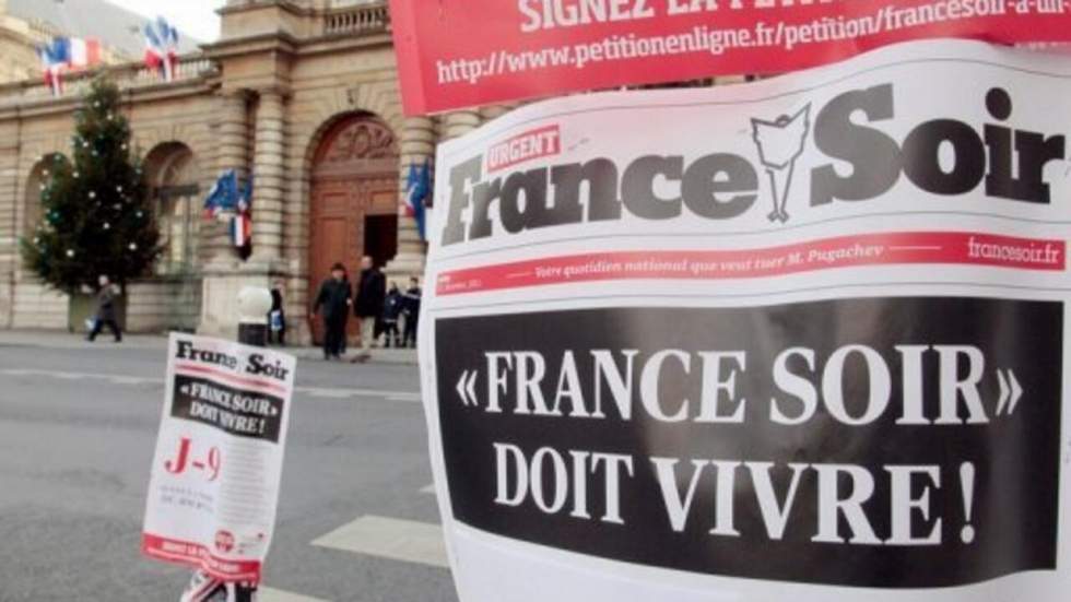 La version papier de "France Soir" tire sa révérence après soixante-sept ans d'existence