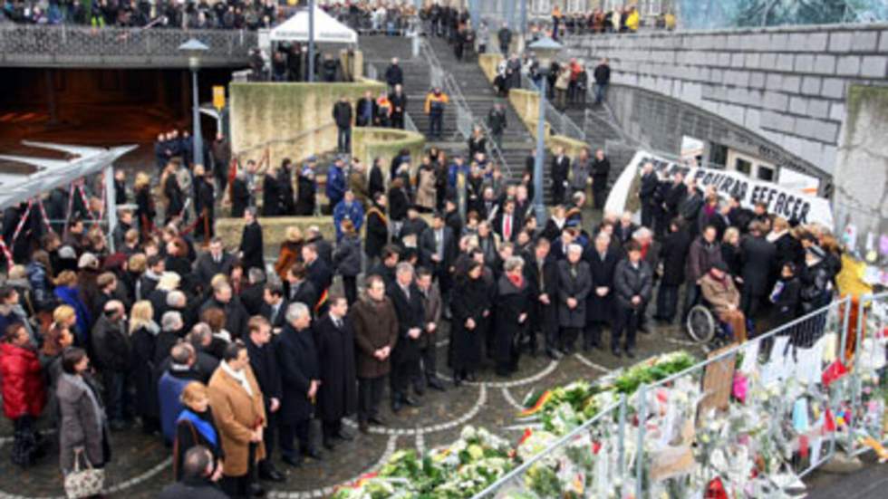 Les Belges rendent hommage aux victimes de la fusillade de Liège