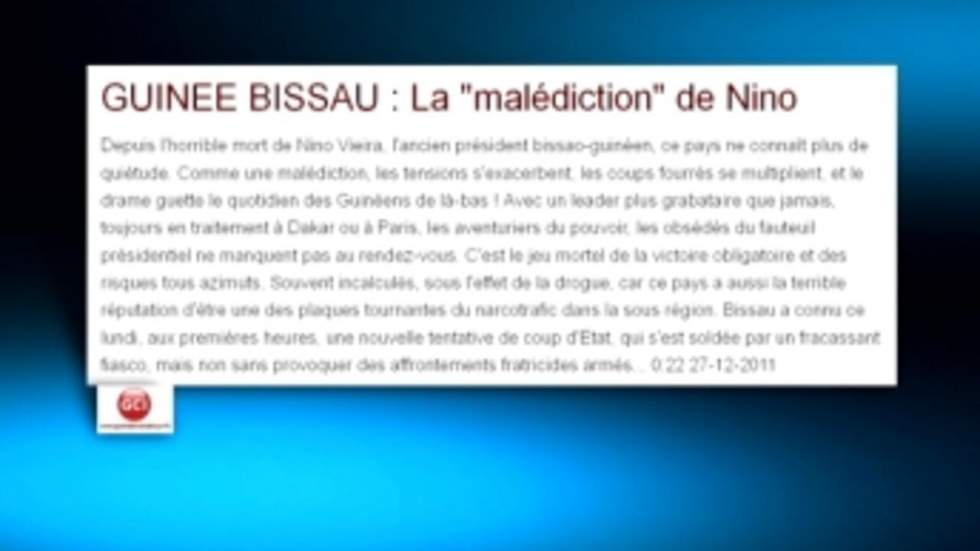 "Guinée-Bissau, la malédiction de Nino"