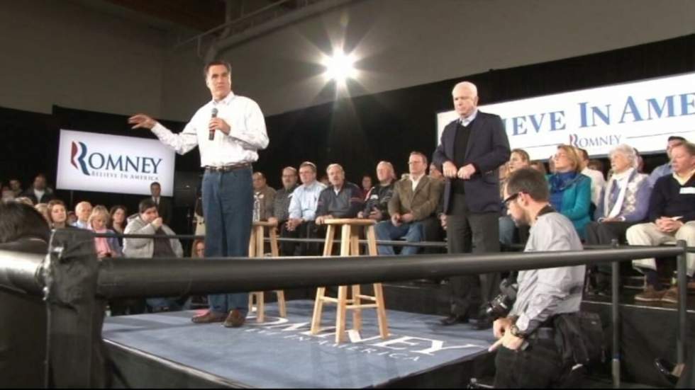 Mitt Romney bat campagne dans le New Hampshire