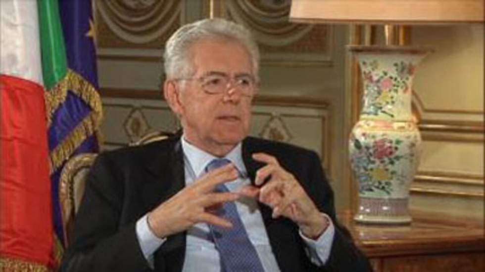 Mario Monti, président du Conseil italien