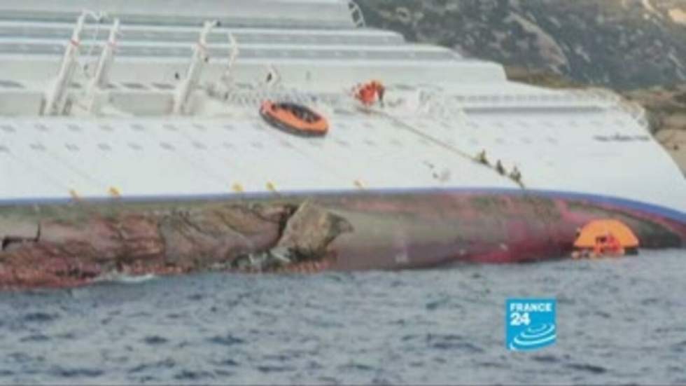 Costa Concordia : les recherches suspendues à cause du mauvais temps