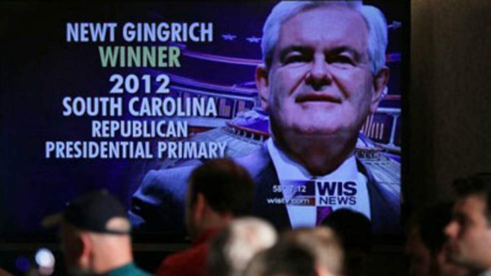 Victoire écrasante de Newt Gingrich sur Mitt Romney en Caroline du Sud