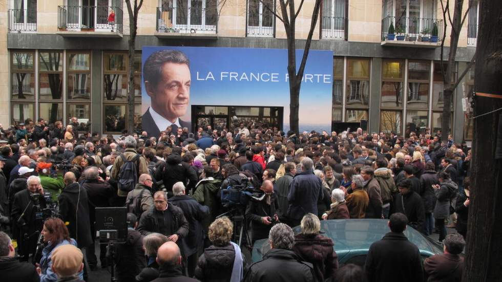 À Paris, Nicolas Sarkozy inaugure son QG de campagne