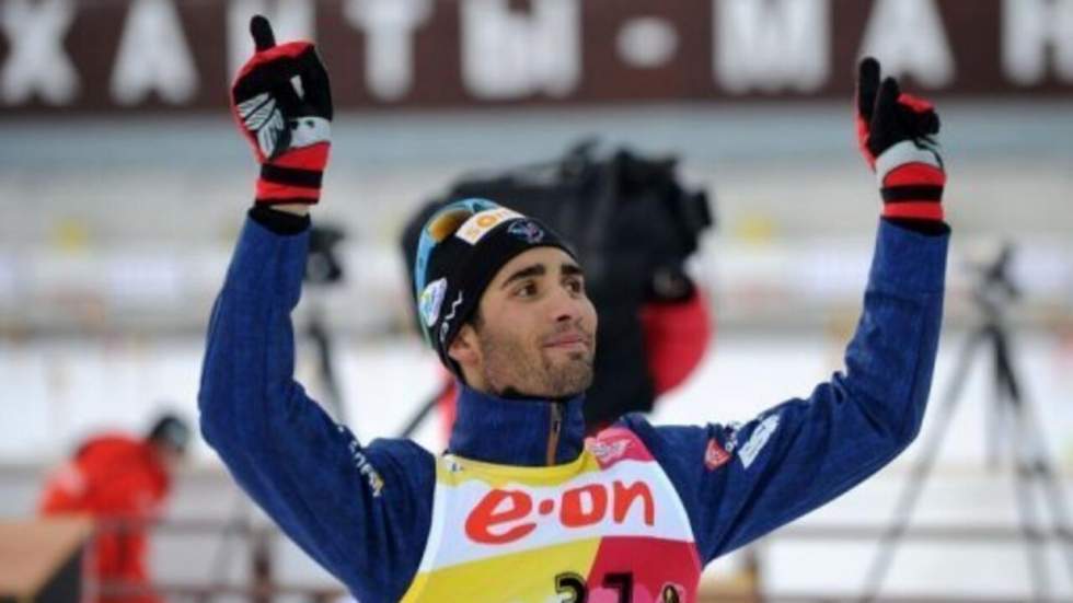 Le Français Martin Fourcade remporte la Coupe du monde de biathlon