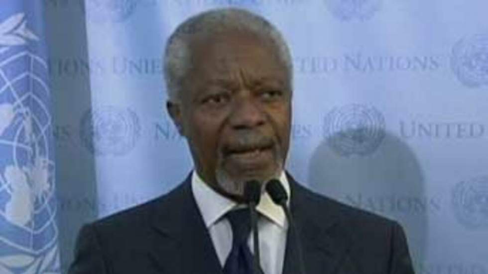 Damas accepte d'appliquer le plan de paix de Kofi Annan avant le 10 avril