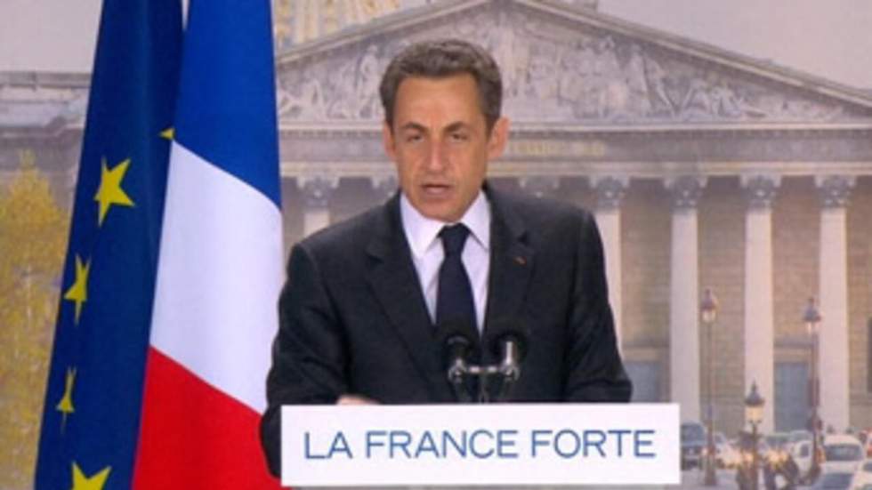 Place de la Concorde, Nicolas Sarkozy en appelle à la "majorité silencieuse"