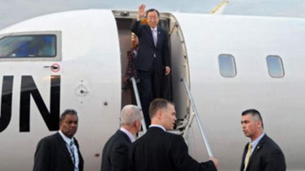 Ban Ki-moon rencontre le président birman Thein Sein Ban Ki-moon rencontre le président birman Thein Sein