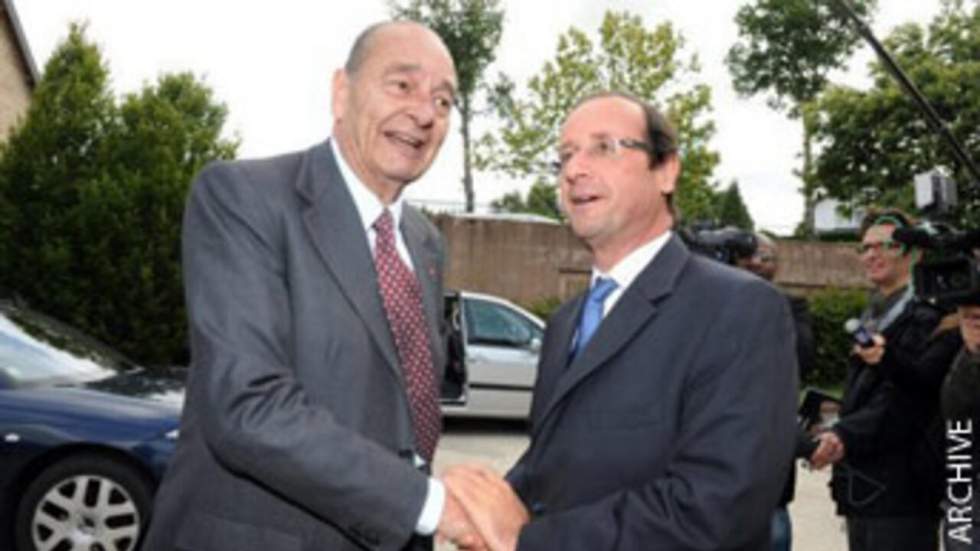 François Hollande rend visite à Jacques Chirac en Corrèze