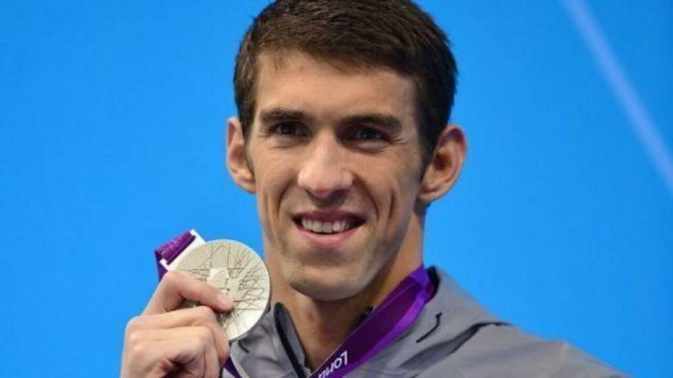 Le nageur américain Michael Phelps sur les sommets de l'Olympe