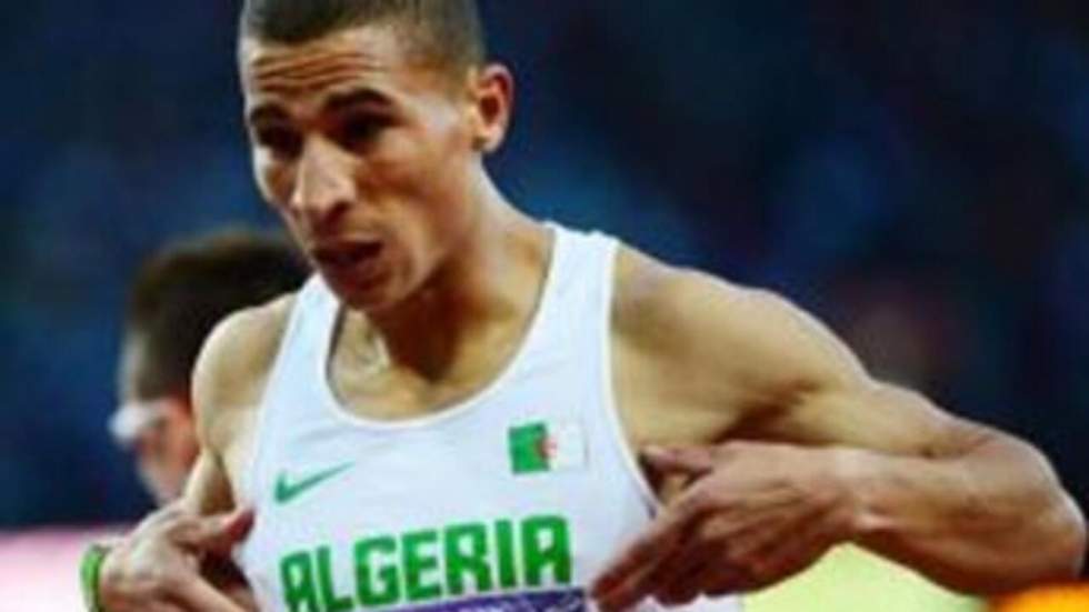 L'Algérien Taoufik Makhloufi, champion olympique du 1 500 mètres