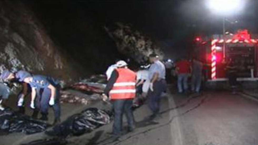 Accident de car mortel au sud de Marrakech Accident de car mortel au sud de Marrakech