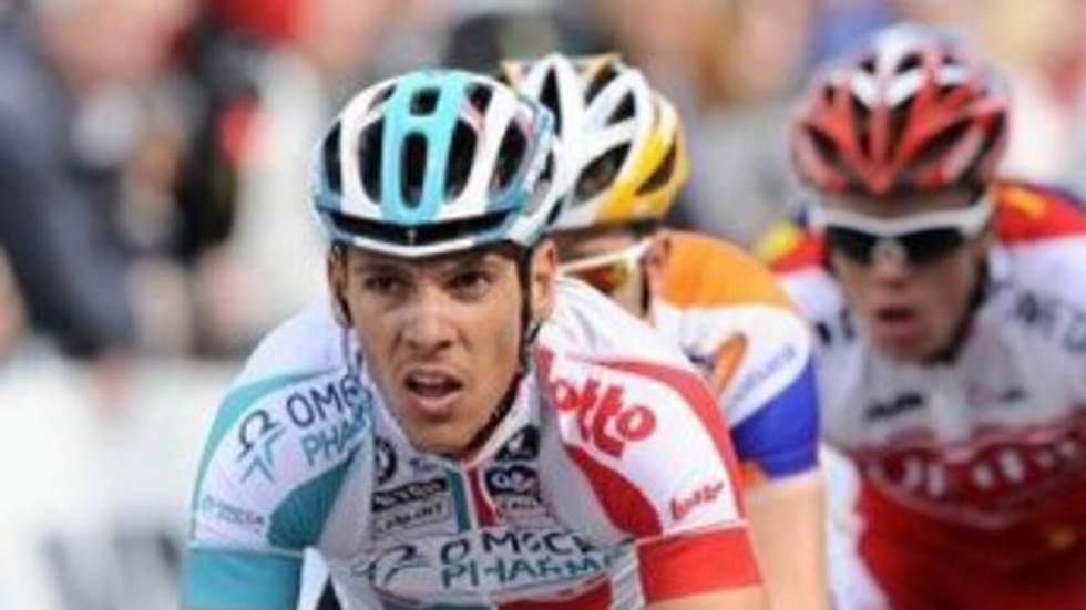 Le belge Philippe Gilbert, champion du monde du cyclisme sur route