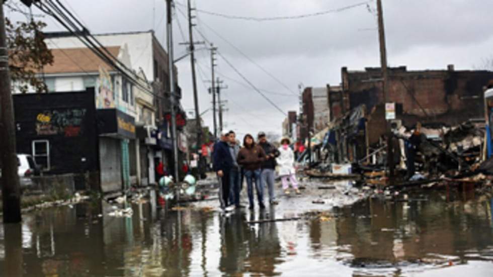 En images : après le passage de Sandy, un air de désolation