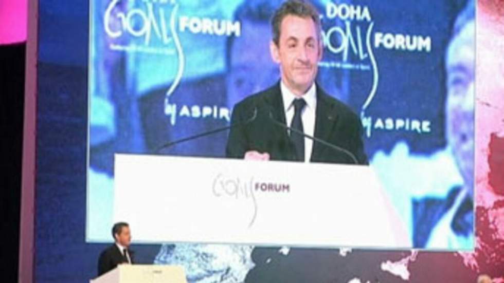 Au Qatar, Nicolas Sarkozy fait son retour sur la scène publique