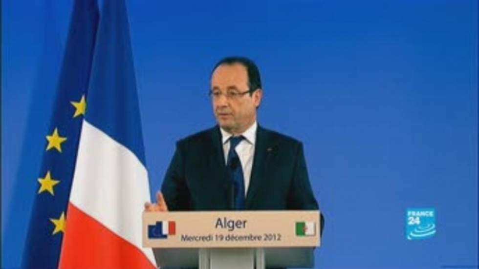 François Hollande : "Je ne viens pas ici faire repentance"