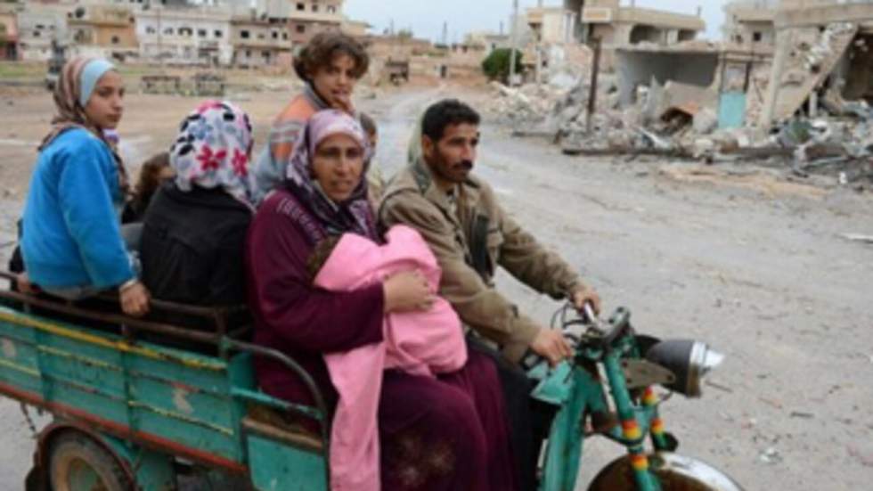 Avec les Palestiniens de Syrie réfugiés dans le camp de Chatila au Liban