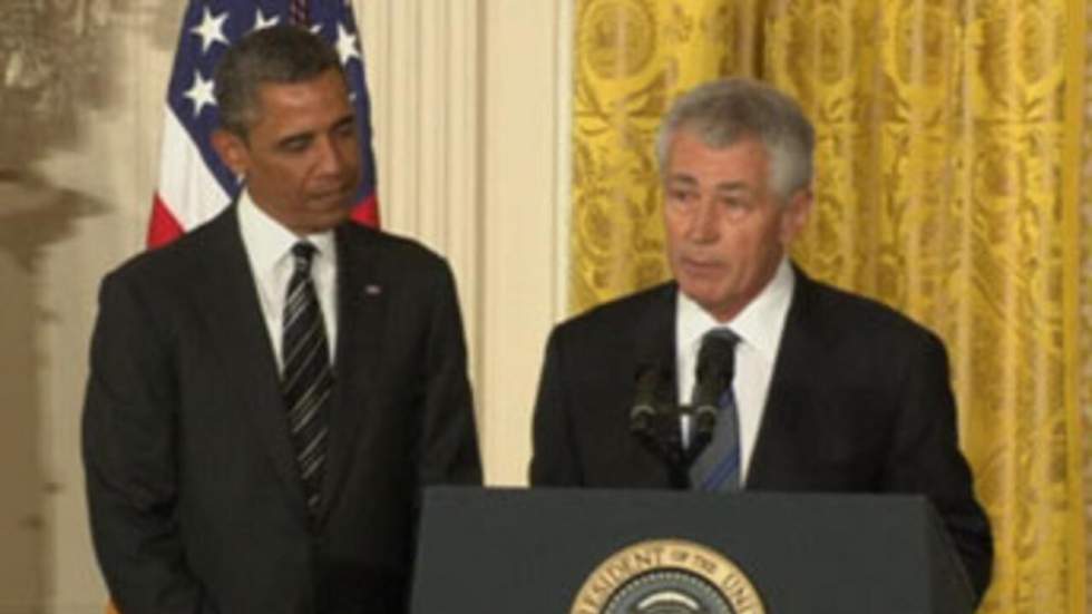 Obama nomme le républicain Chuck Hagel à la tête du Pentagone