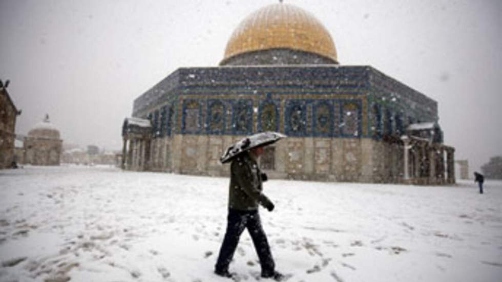 En images : la tempête de neige exceptionnelle au Proche-Orient