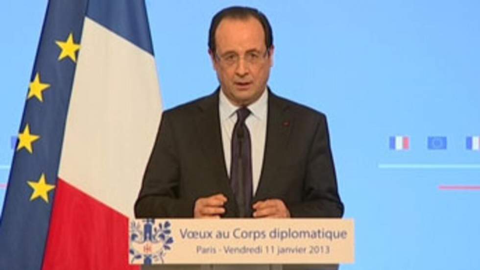 La France prête à "arrêter l'offensive" des islamistes, affirme François Hollande La France prête à "arrêter l'offensive" des islamistes, affirme François Hollande