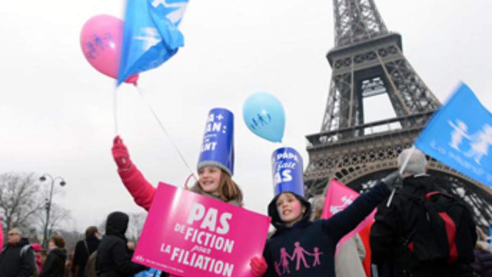 Des centaines de milliers de manifestants anti-mariage gay à Paris