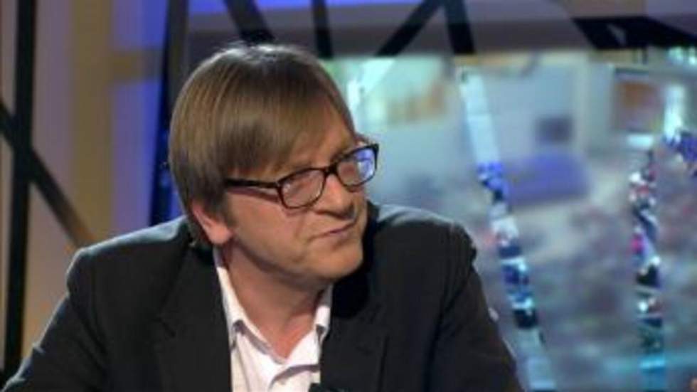 Guy Verhofstadt, eurodéputé, président des Démocrates et Libéraux de Belgique