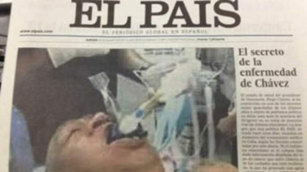 Caracas veut poursuivre El Pais en justice après la publication d'une fausse photo d'Hugo Chavez