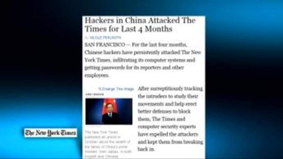 Le New York Times, victime de hackers chinois
