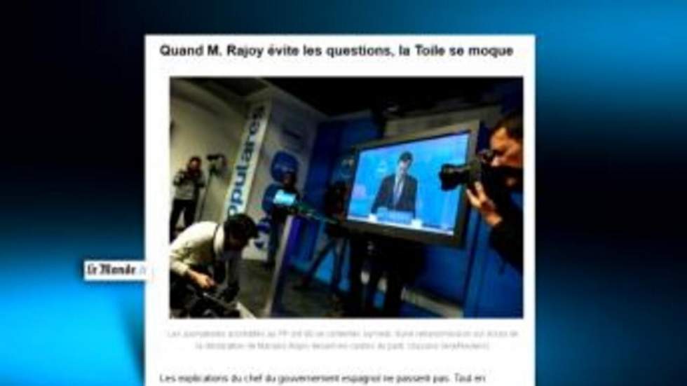 Mariano Rajoy fuit la presse, les internautes le ridiculisent