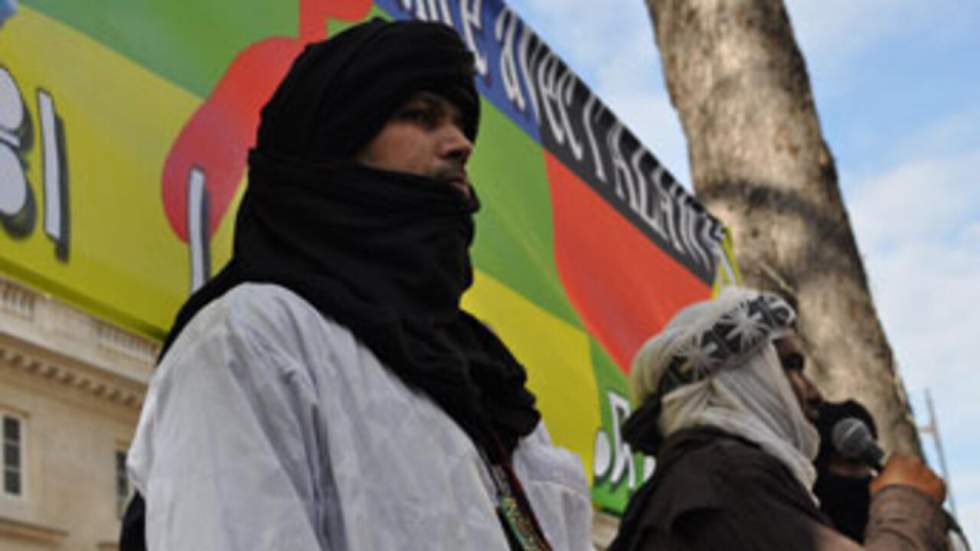 Manifestation berbère à Paris en soutien aux Touareg du Nord-Mali